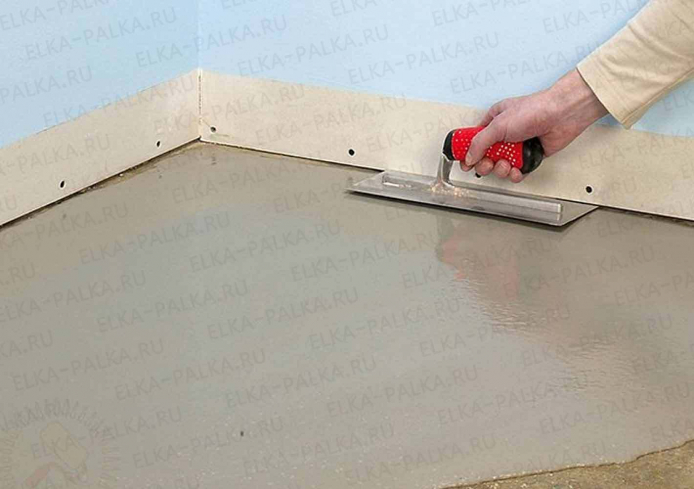 Конструкция наливного пола