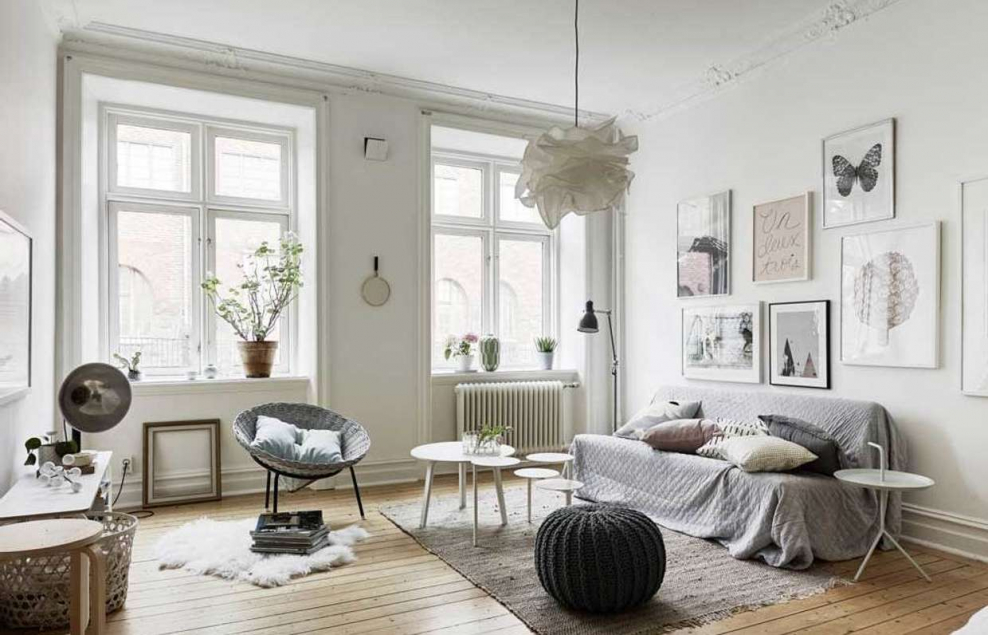 Спальня в стиле Нордик