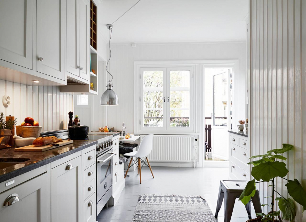 Скандинавская кухня интерьер