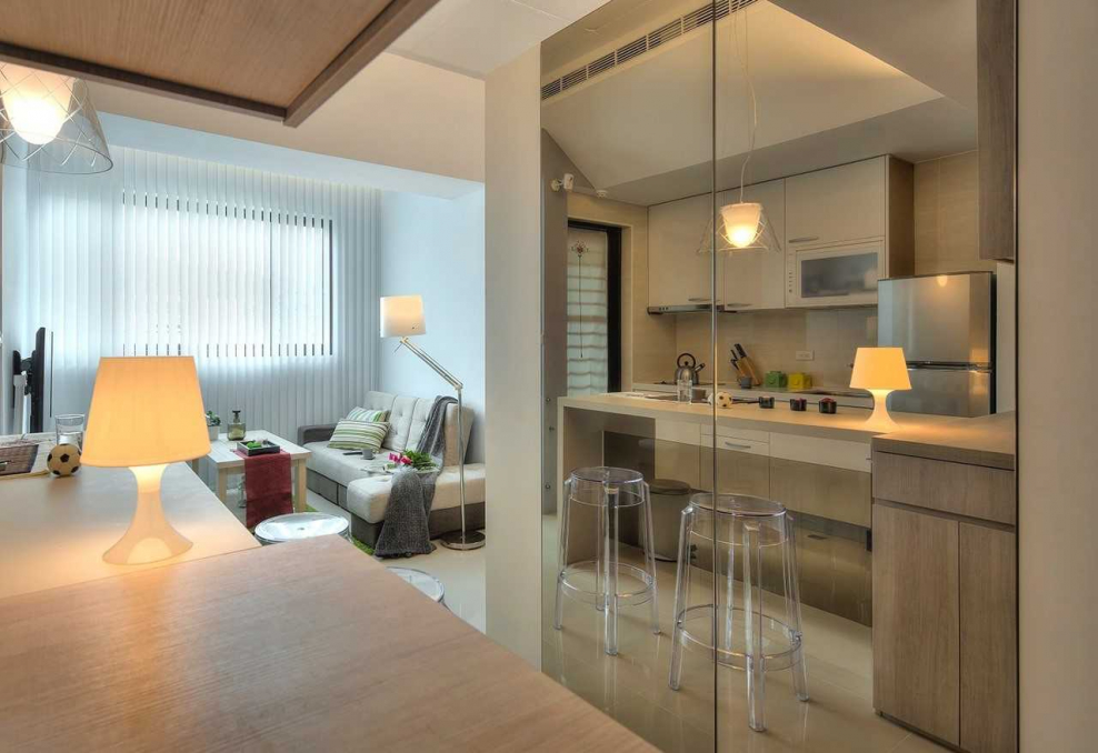 Интерьер студии 32 кв метра