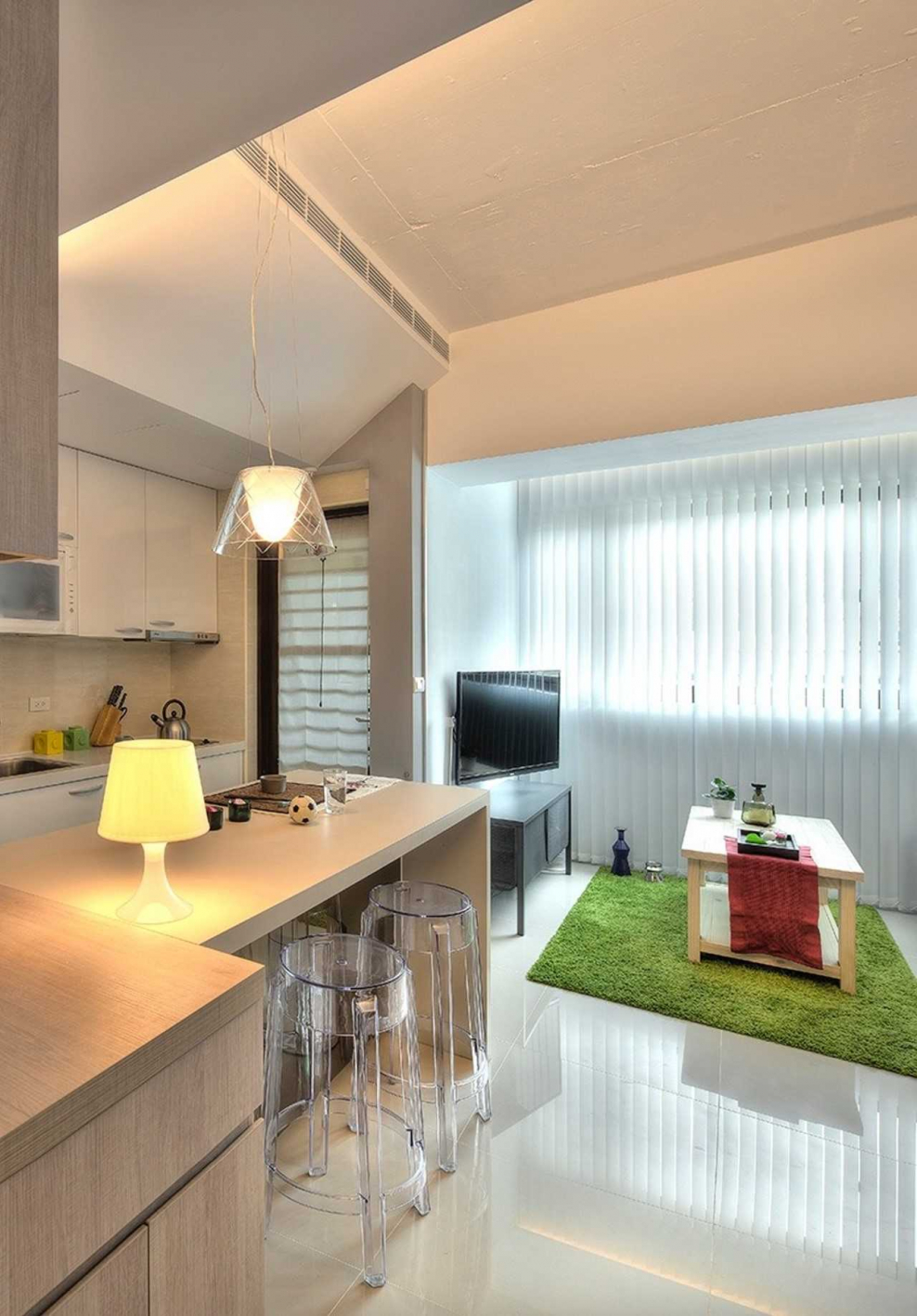 Кухня в однокомнатной квартире