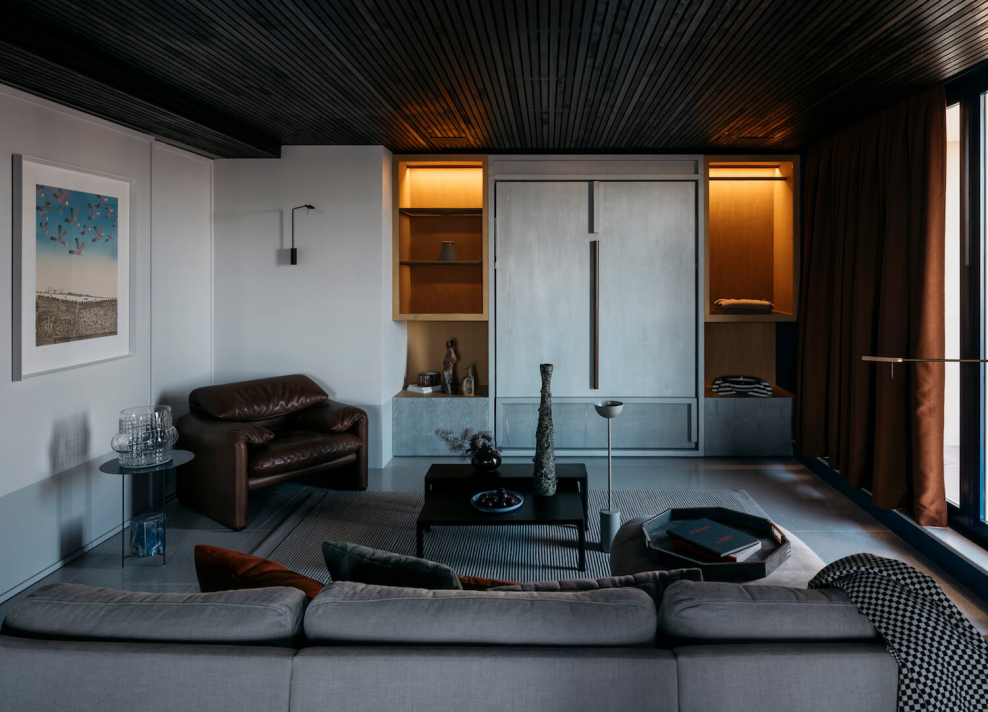 Интерьер квартиры холостяка в стиле