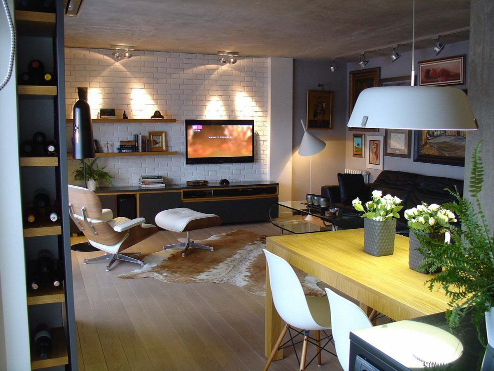 Интерьер холостяка