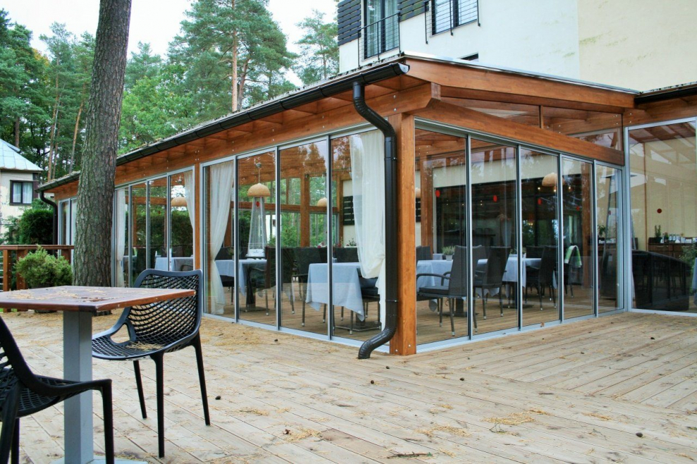 Панорамное остекление террасы