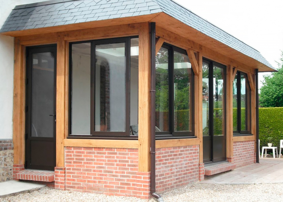 Остекленная веранда