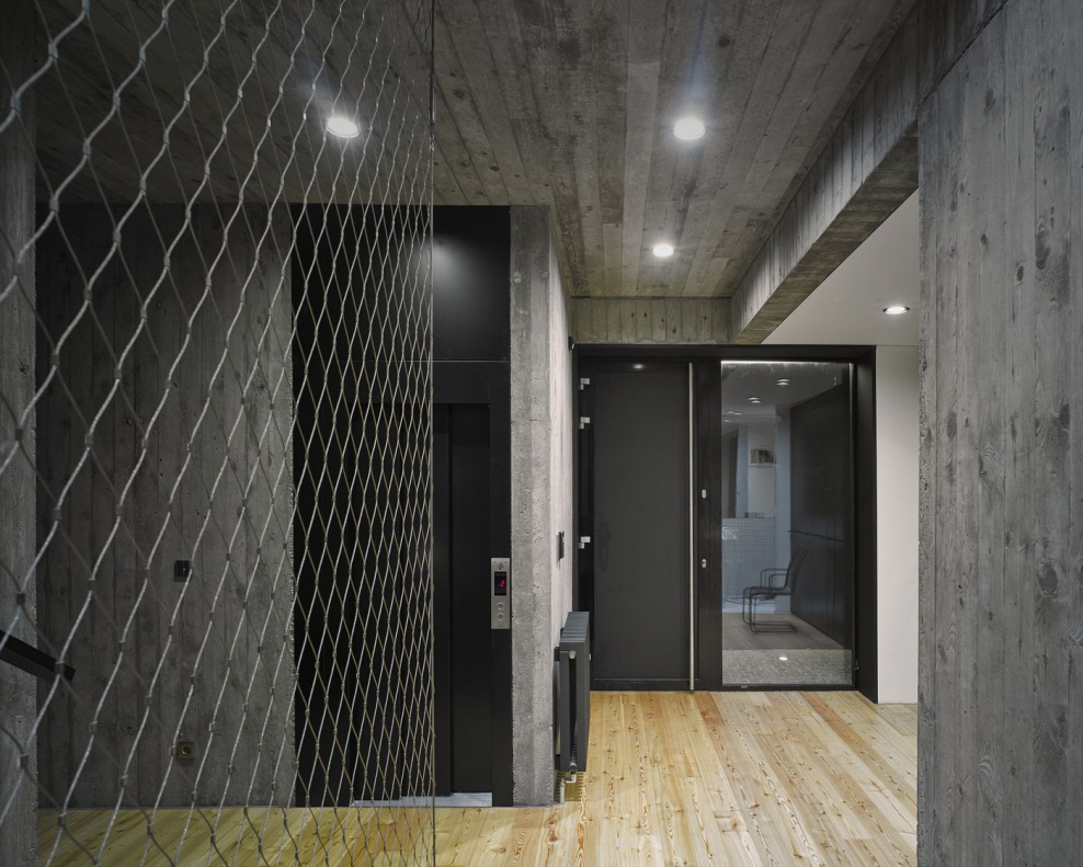 Коридор интерьер под бетон