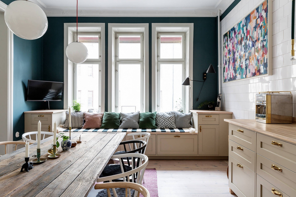 Цвет стен в скандинавском стиле