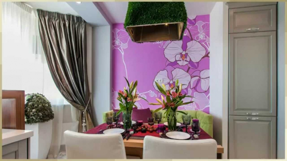 Белая кухня бирюзовые стены