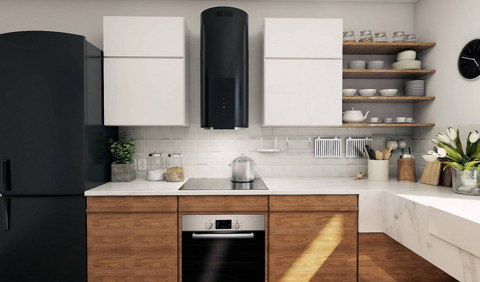 Кухонная вытяжка Konigin Equilibrium w Steel Glass