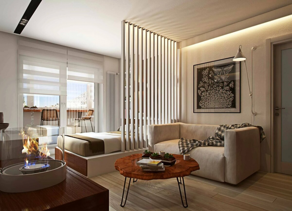 Проект квартиры 36 кв м дизайнер Юлия Клюева