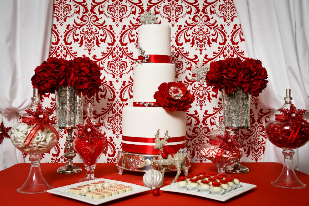 Свадьба в бело Красном цвете