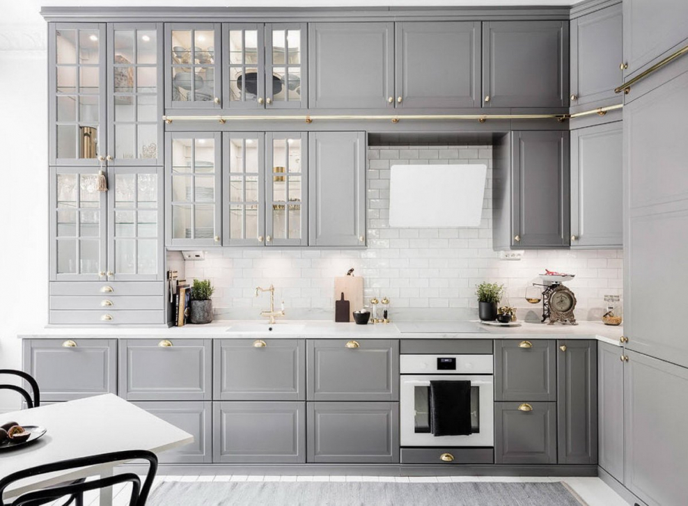 Кухня ikea Будбин белая