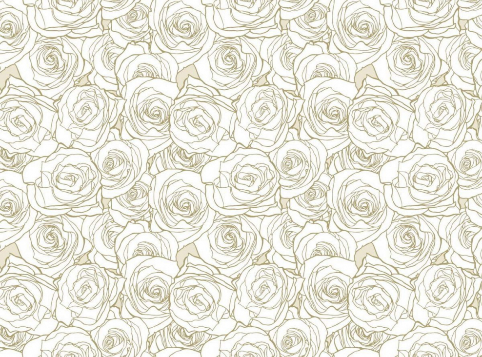 Цветы на золотом фоне