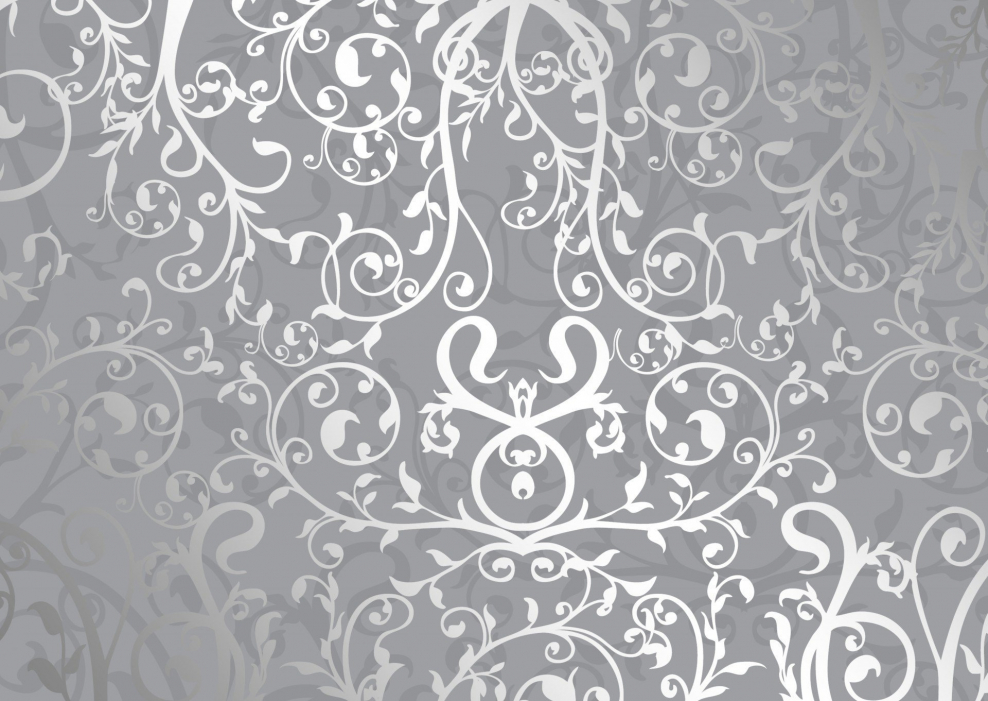 Серый узор на белом фоне