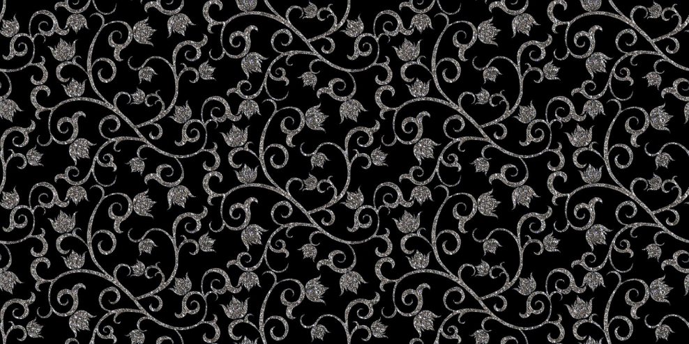 Паттерн цветы бежевый