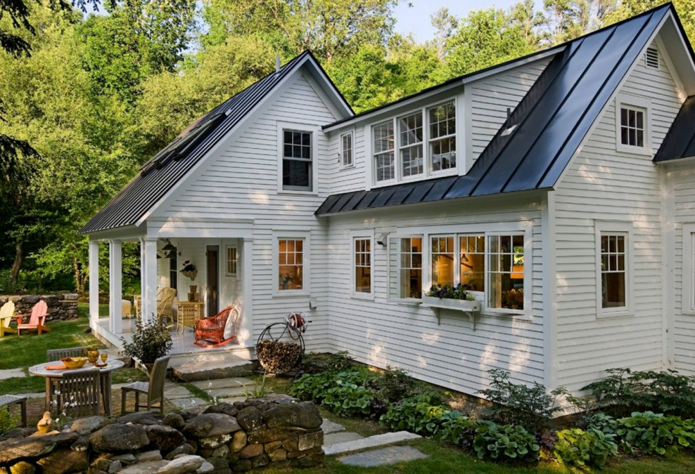 Фасад дачного домика