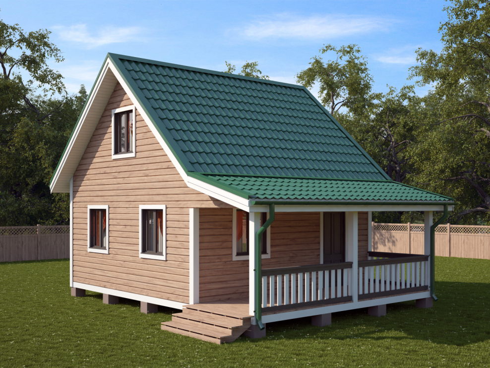 6x6 полутораэтажный Пестово