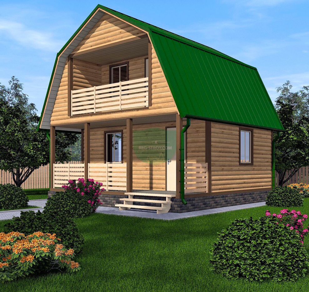 Дом из бруса 6х6 Енисей