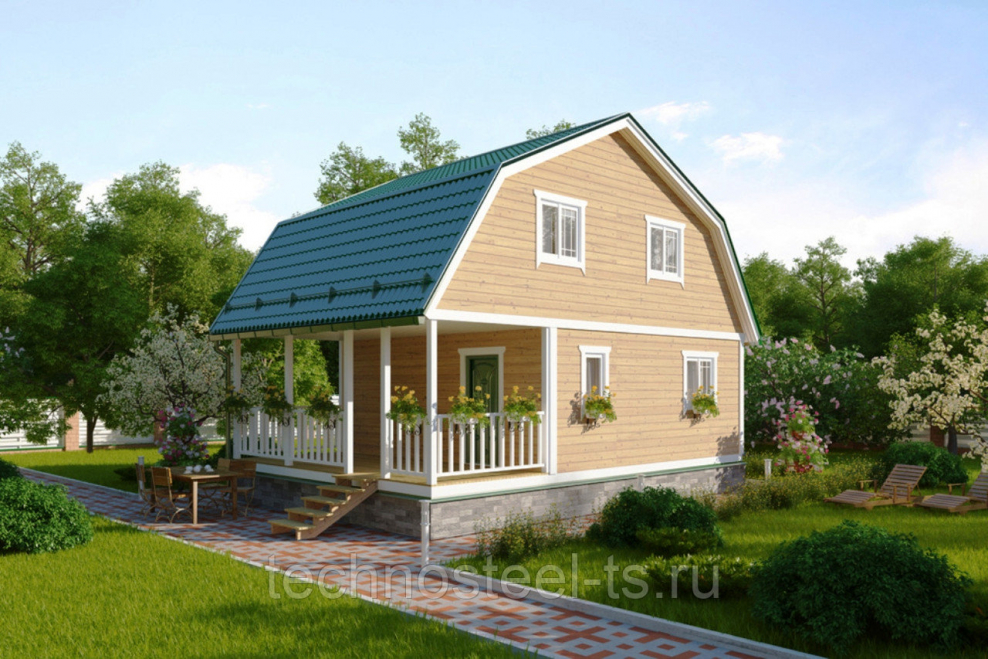 Садовый дом с террасой