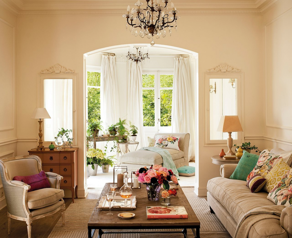 Гостиная во французском стиле