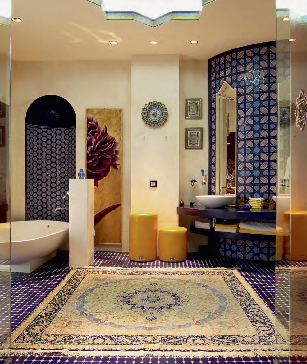 Ванная комната в Восточном стиле Маракеш