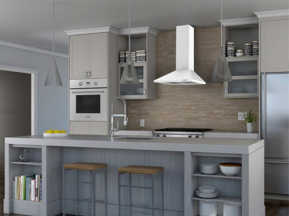 Каминная вытяжка Maunfeld Derby 60 белый