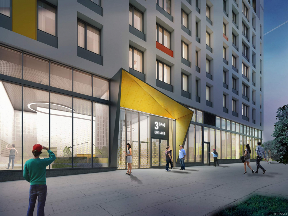 Входная группа в торговый центр