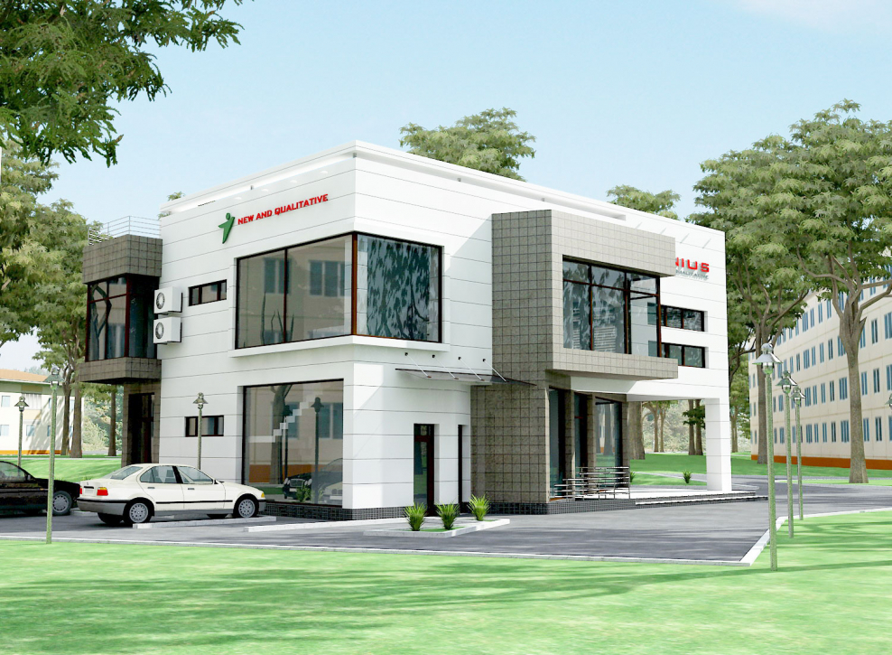 Современные двухэтажные здания