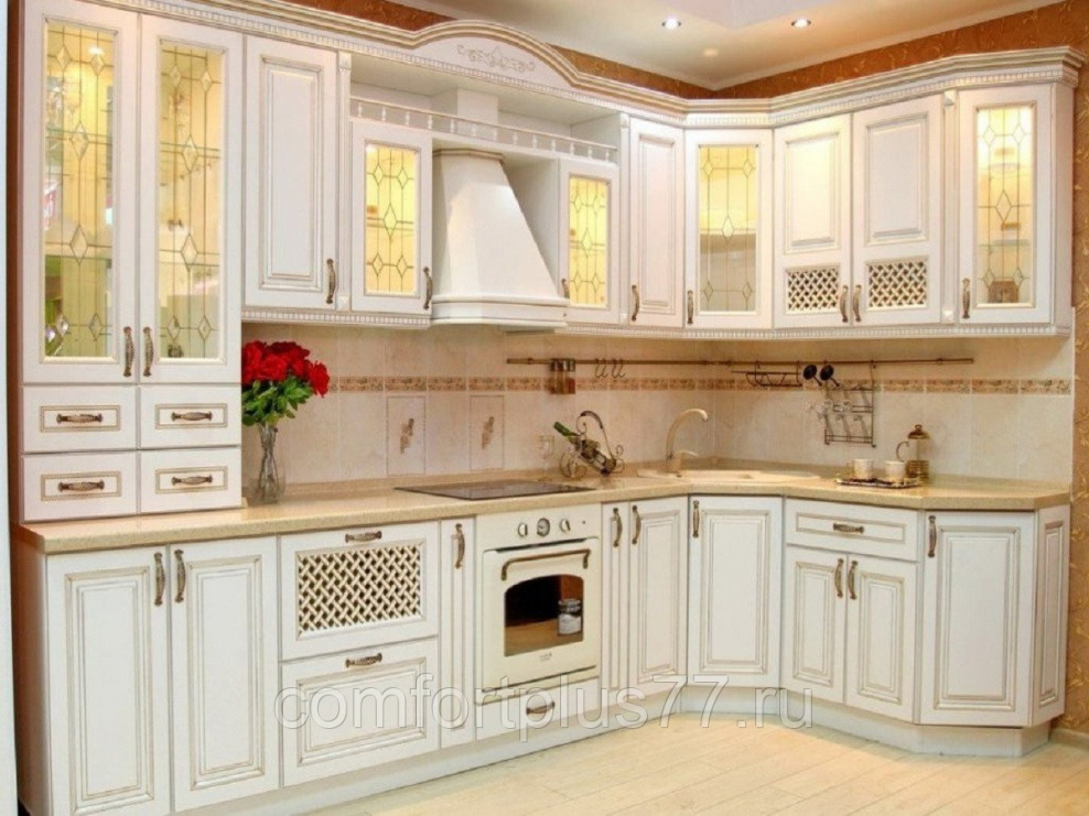 Кухня Неоклассика слоновой кости