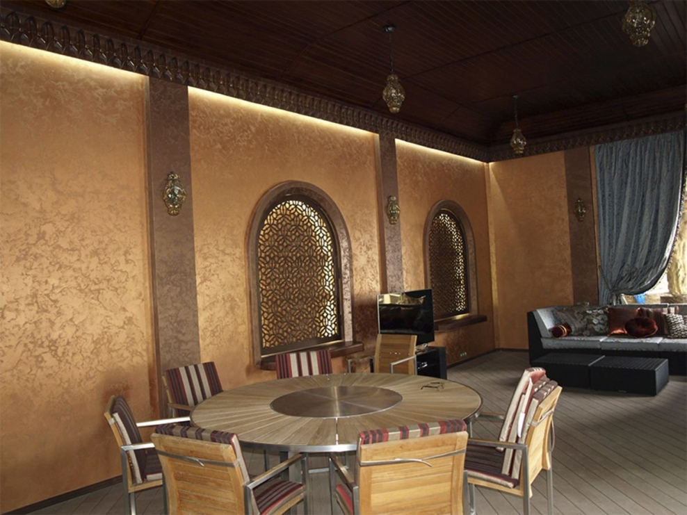 Стиль Марокко штукатурка