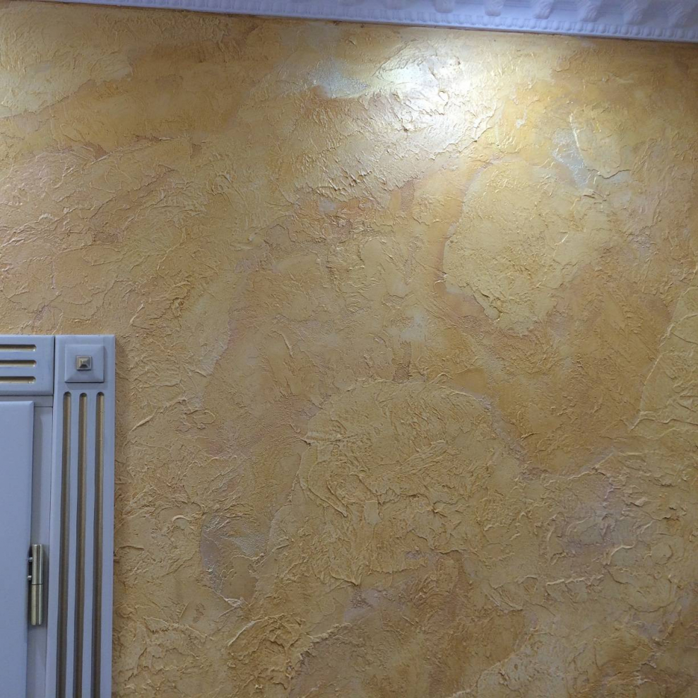 Марокканская штукатурка на кухне