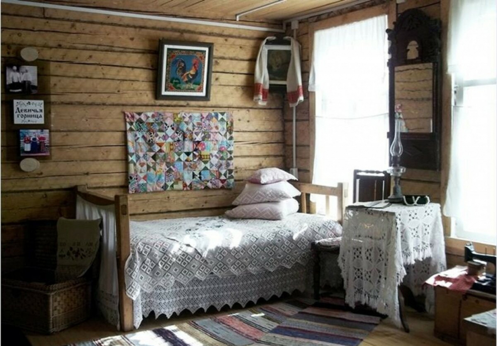 Спальня в избе