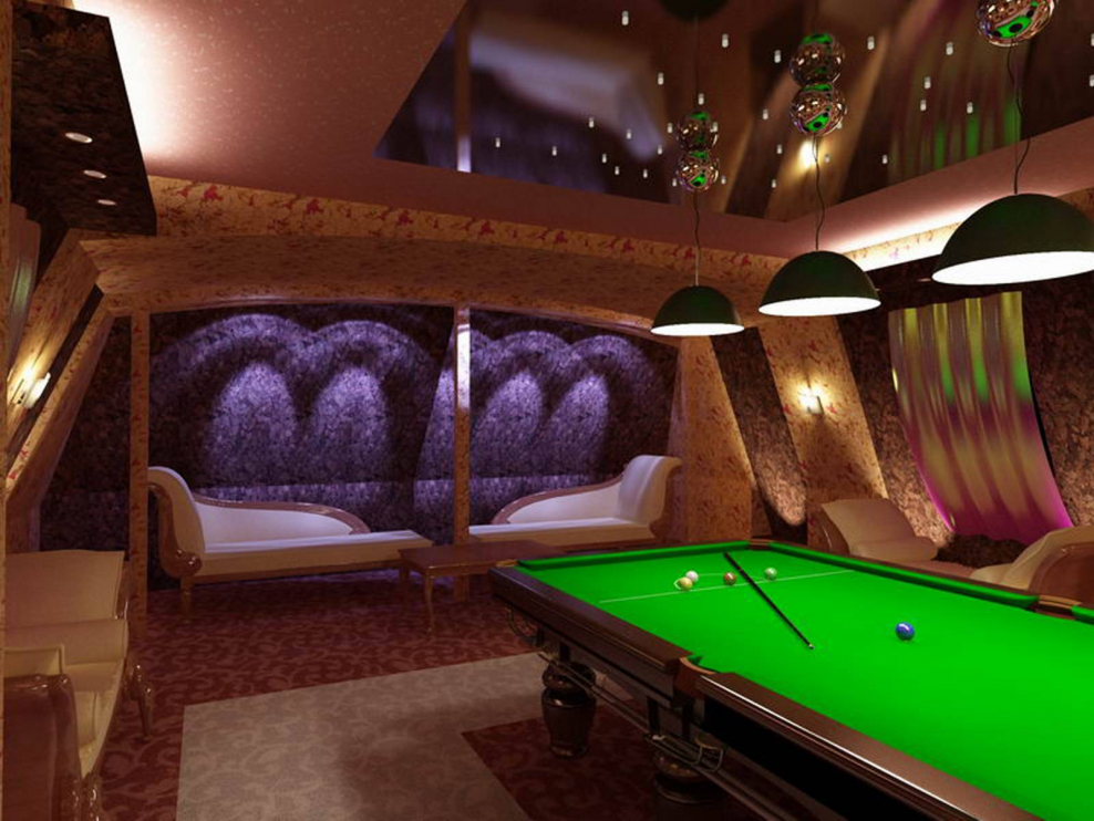 Бильярдный домик на даче