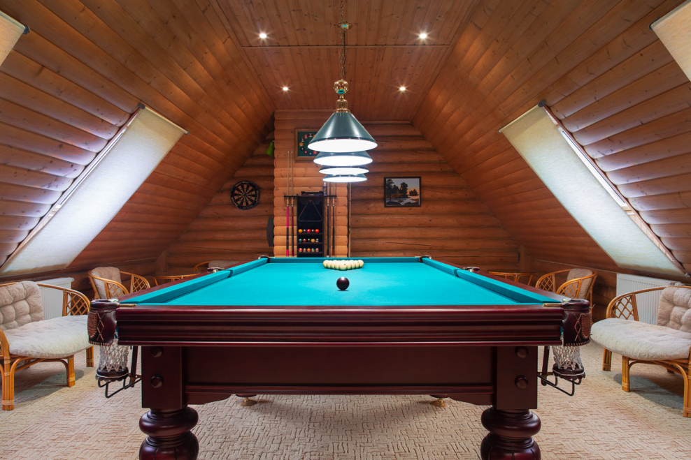 Отделка бильярдной