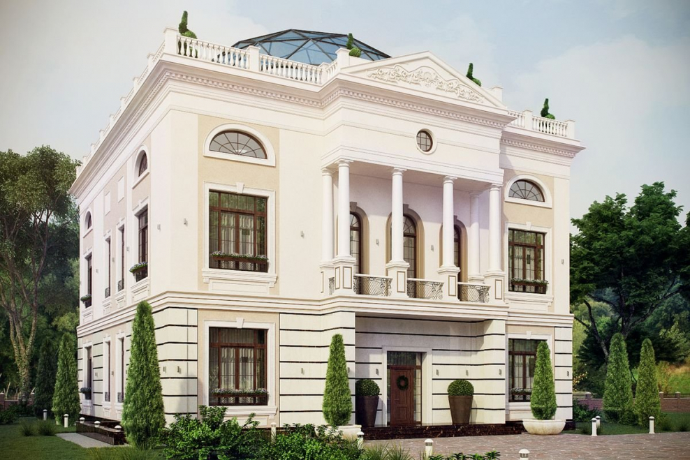 ТОПДОМ экстерьер неоклассический