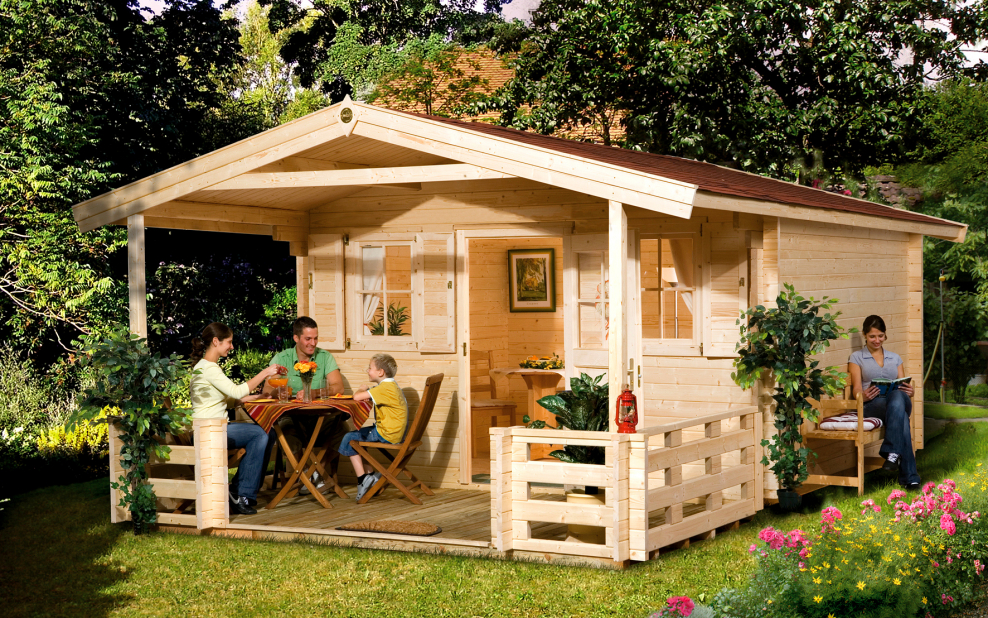 Тини Хаус с террасой