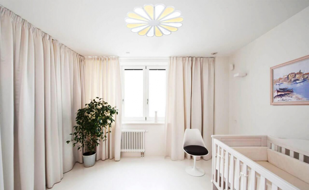 Шторы в белую комнату