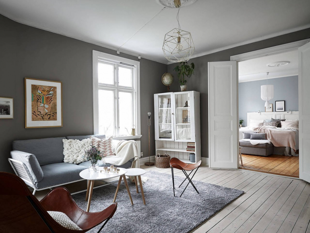 Скандинавские оттенки интерьера Tikkurila