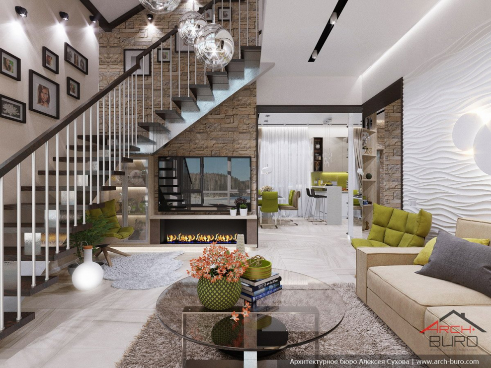 Гостиная со вторым светом