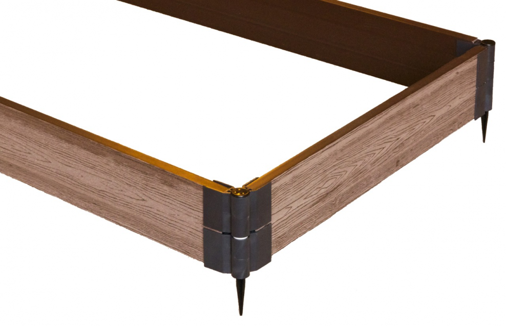 Шарнирный стыковочный элемент Еврогрядка Standart h-150 для грядок из ДПК