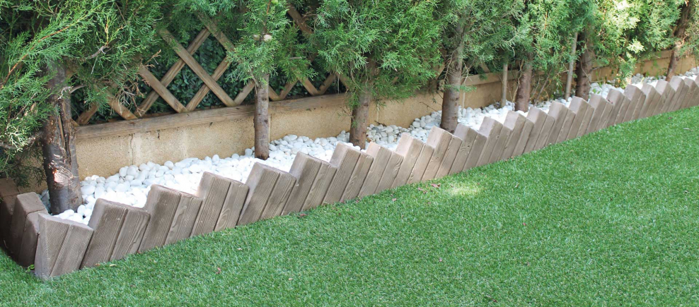 Бордюр из досок