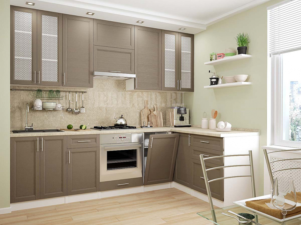 Кухня Сканди Cappuccino Wood