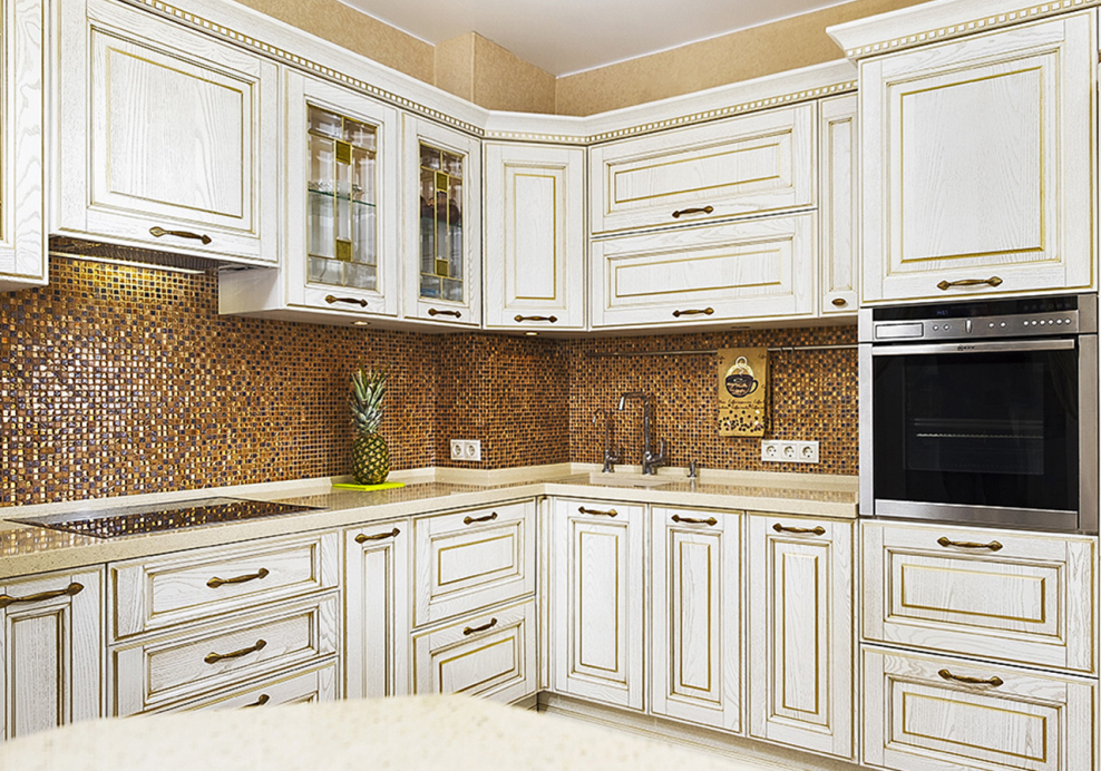 Кухни МДФ эмаль классика