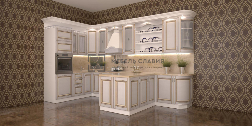 Кухня Ника д'Оро бежевая