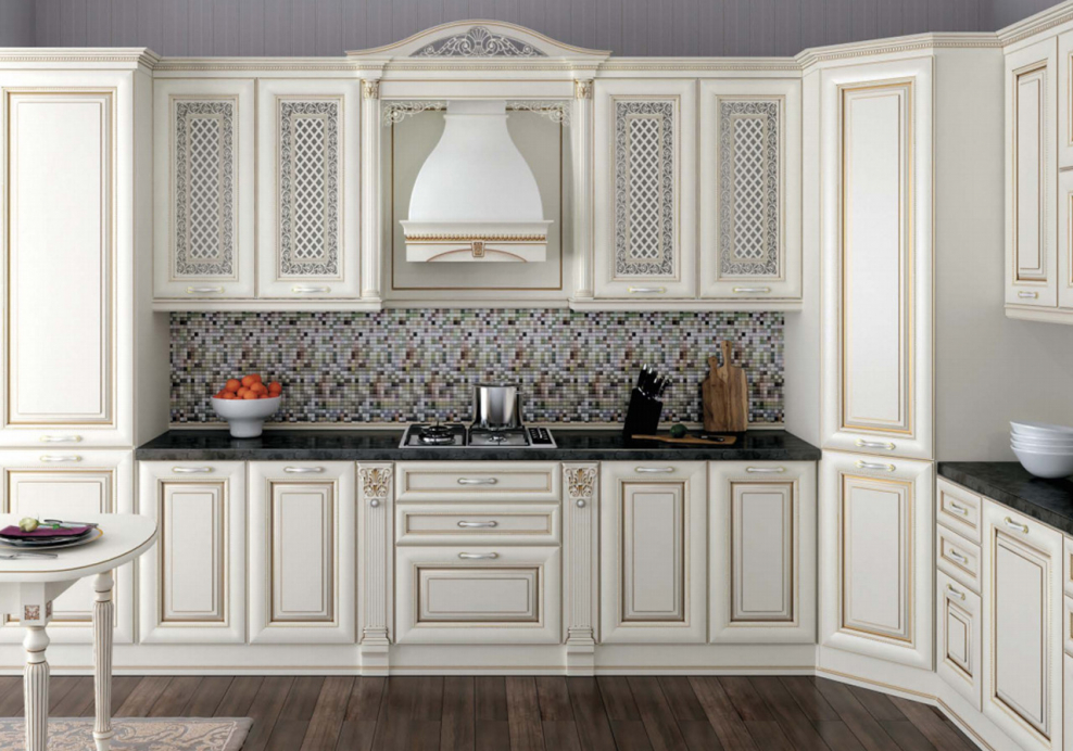 Кухня «Венеция 1» (Дриада) угловая правая