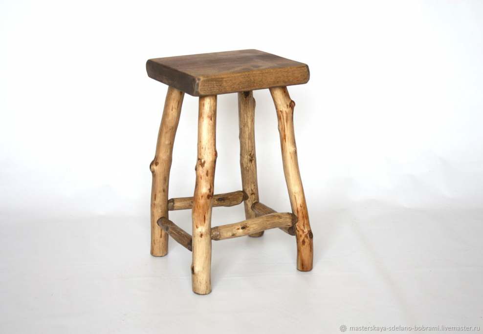 Табуретка из веток