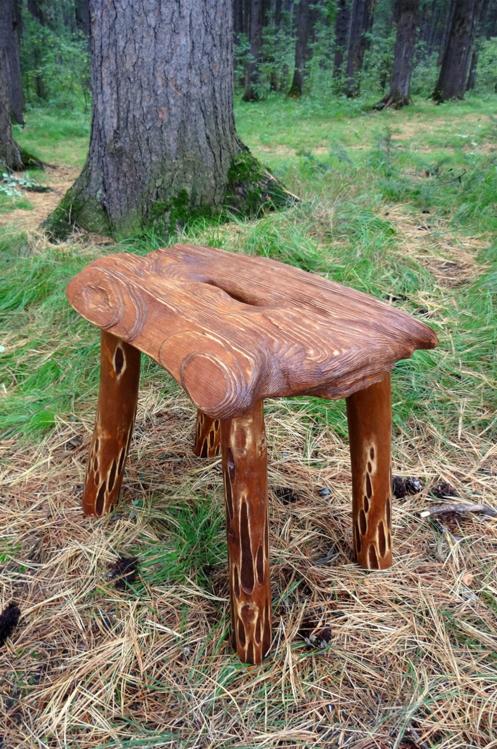 Табурет в стиле рустик