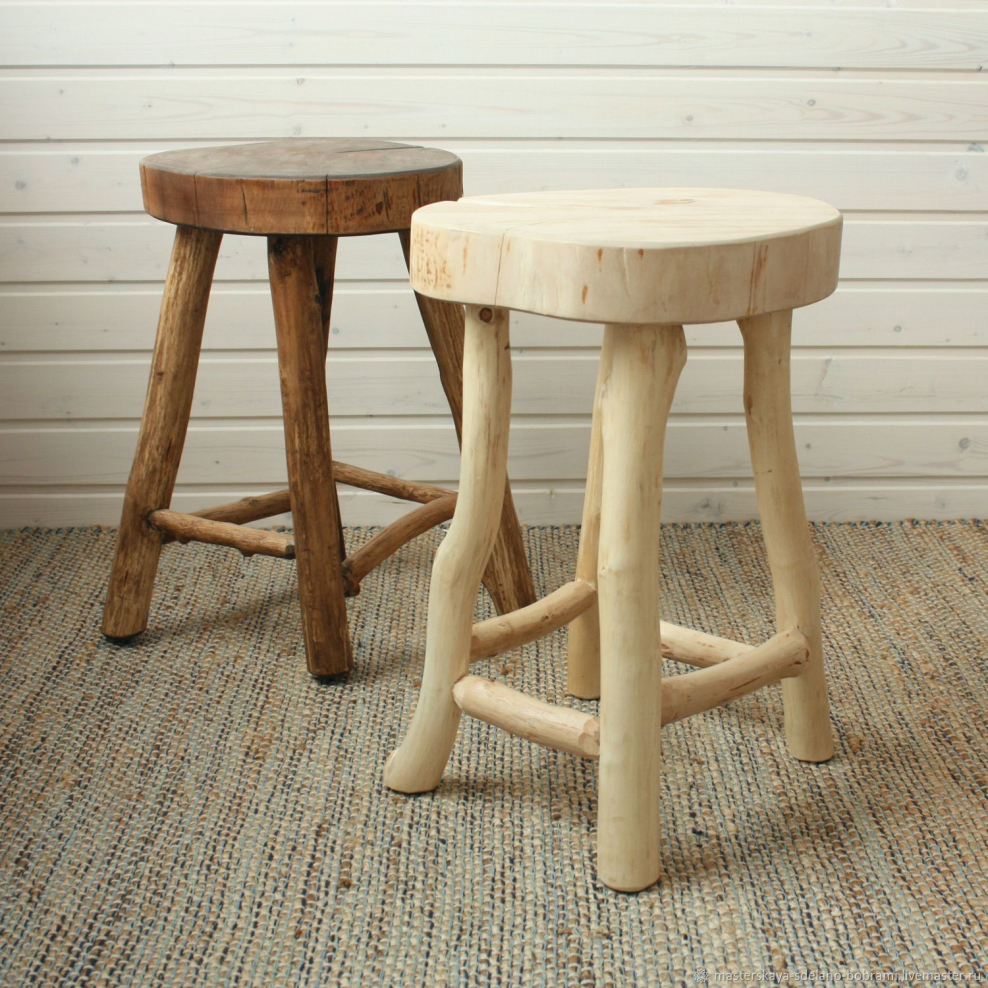Табуретки рустикальный стиль