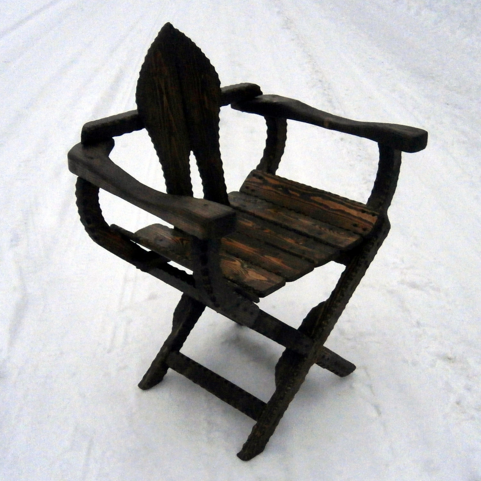 Стул в рустикальном стиле