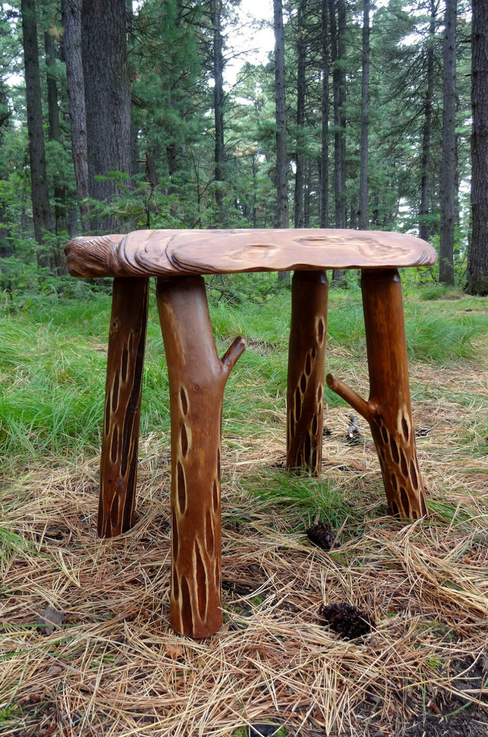 Табурет в стиле эко